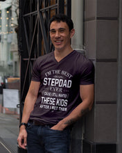 Load image into Gallery viewer, I'm The Best Stepdad Gift For Family Guys V-Neck