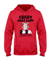 Load image into Gallery viewer, Crazy Goat Lady 2020 Quarantined Gift For Goat Lovers Hoodie