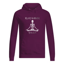 Load image into Gallery viewer, Yoga Iron Skeleton Dark Blue Background Gift For Men Hoodie