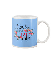 Load image into Gallery viewer, Love Is In The Hair Flower Gift For Women Mug
