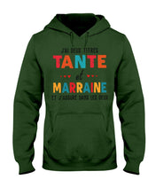 Load image into Gallery viewer, J'ai Deux Titres Tante Et Marraine Gift For Women Hoodie