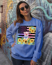Load image into Gallery viewer, Pig America Flag Sunflower Special Custom Design Sweatshirt