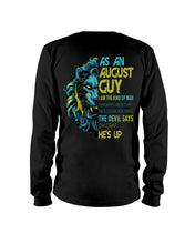 Load image into Gallery viewer, As An August I Am The Kind Of Man Lion Birthday Gift Unisex Long Sleeve