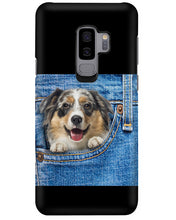 Load image into Gallery viewer, Australian Shepherd In Denim Pocket Gift For Dog Lovers Phone case