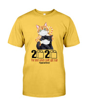 Load image into Gallery viewer, 2020 The Year When Shit Got Real Trending For Cat Lovers Guys Tee