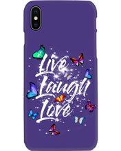 Load image into Gallery viewer, Butterfly Live Laugh Love Gift For Lover Phone case