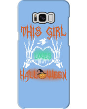 Load image into Gallery viewer, This Girl Loves Halloween Gift For Girls Phone case