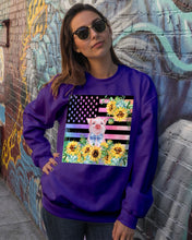 Load image into Gallery viewer, Pig America Flag Sunflower Special Custom Design Sweatshirt