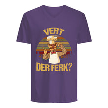 Load image into Gallery viewer, Vert Der Ferk Retro Vintage Gift For Cook Lovers Guys V-Neck
