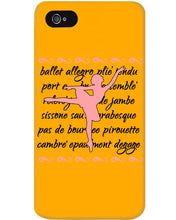 Load image into Gallery viewer, Ballet Words Pink Pattern Gift For Ballet Dancer Phone case