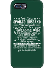 Load image into Gallery viewer, Shes Stubborn Messy And A Brat At Times Black Gift For Husband Phone case
