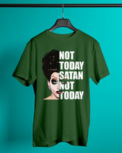 Load image into Gallery viewer, Not Today Satan Not Today Gift For Women Guys Tee