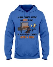 Load image into Gallery viewer, A Man Loves Beer And Dachshund Gift For Dog Lovers Hoodie