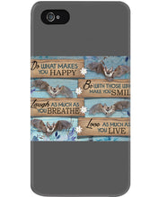 Load image into Gallery viewer, Do What Makes You Happy With Bats Gift For Girls Phone case