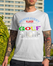 Load image into Gallery viewer, Golf Who Believes In Herself Gift For Sport Lovers Guys Tee