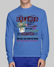 Load image into Gallery viewer, Protea Being A Daughter In Law Of A Freaking Awesome Mother In Law Gift For Women Unisex Long Sleeve