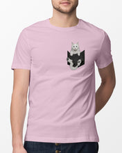 Load image into Gallery viewer, Cat In Your Front Pocket Great Gift For Cat Lovers Guys Tee