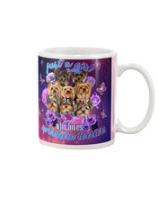 Load image into Gallery viewer, A Girl Loves Yorkshire Terrier Gift For Dog Lovers Mug