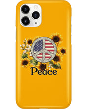 Load image into Gallery viewer, Peace Sign Sunflower Birthday Gift For Girls Phone case