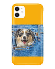 Load image into Gallery viewer, Australian Shepherd In Denim Pocket Gift For Dog Lovers Phone case