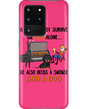 Load image into Gallery viewer, A Man Loves Beer And Dachshund Gift For Dog Lovers Phone case
