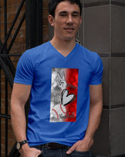 Load image into Gallery viewer, Baseball Peaceful Love Gift For Baseball Lovers Guys V-Neck