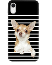 Load image into Gallery viewer, ln Chihuahua Horizontal Stripes Gift For Dog Lovers Phone case