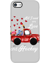 Load image into Gallery viewer, All I Need Are Love And Hockey Gift For Hockey Players Phone case