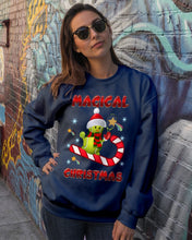 Load image into Gallery viewer, Tennis Players Magical Christmas Snowman Gift For Women Sweatshirt