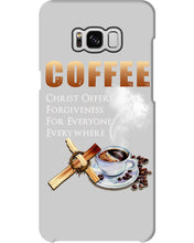 Load image into Gallery viewer, Coffee Christ Offers Forgiveness For Everyone Everywhere Phone case