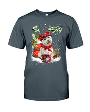 Load image into Gallery viewer, Cute Westie Christmas Night Gift For Dog Lovers Guys Tee