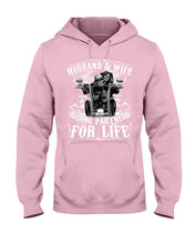 Load image into Gallery viewer, Husband And Wife Riding Partners For Life For Family Hoodie