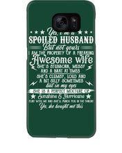 Load image into Gallery viewer, Shes Stubborn Messy And A Brat At Times Black Gift For Husband Phone case