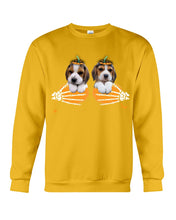 Load image into Gallery viewer, Beagle Hand Bones My Breast Gift For Dog Lovers Sweatshirt