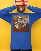 Load image into Gallery viewer, Three Cute Shih Tzu In Bag Gift For Dog Lovers Unisex Long Sleeve