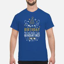 Load image into Gallery viewer, Vintage Funny My 45th Birthday The One Where I Was Quarantined Guys Tee
