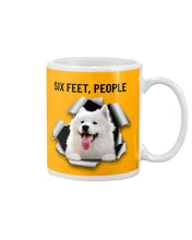 Load image into Gallery viewer, Six Feet People Alaska Husky Unique Custom Design For Dog Lovers Mug