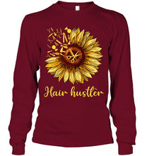 Load image into Gallery viewer, Hair Hustler Sunflower Trending Gift For Friends Unisex Long Sleeve