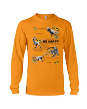 Load image into Gallery viewer, My Only Sunshine Make Me Happy Special Custom Design Unisex Long Sleeve