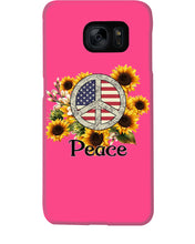 Load image into Gallery viewer, Peace Sign Sunflower Birthday Gift For Girls Phone case