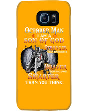 Load image into Gallery viewer, October Man Son Of God Birthday Meaningful Gift For Men Phone case