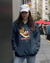 Load image into Gallery viewer, Baseball Xmas Sleigh Loading Gift For Baseball Lovers Hoodie