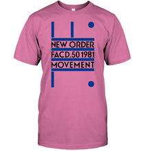Load image into Gallery viewer, New Order Facd 501981 Movement Simple Unique Custom Design Guys Tee