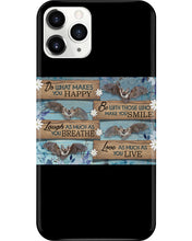 Load image into Gallery viewer, Do What Makes You Happy With Bats Gift For Girls Phone case