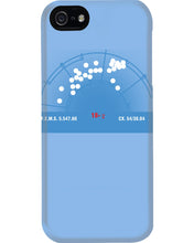 Load image into Gallery viewer, Pinpoint The Location In The Space Blue Phone case
