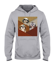 Load image into Gallery viewer, Three Cute Shih Tzu In Bag Gift For Dog Lovers Hoodie