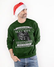 Load image into Gallery viewer, Shes Stubborn Messy And A Brat At Times Black Gift For Husband Sweatshirt