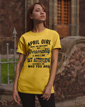 Load image into Gallery viewer, April Girl Make No Mistake My Personality Trending For Birthday Gift Guys Tee