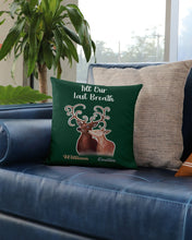 Load image into Gallery viewer, Custom Name Deers Gift For Boyfriend Till Our Last Breath Pillow Cover