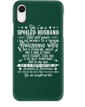 Load image into Gallery viewer, Shes Stubborn Messy And A Brat At Times Black Gift For Husband Phone case